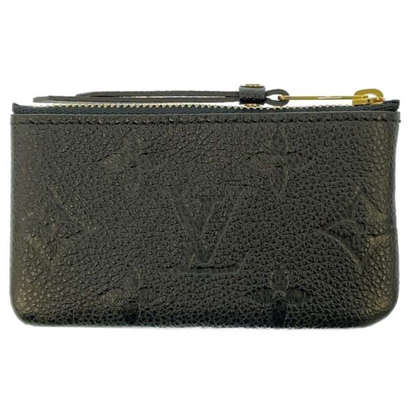 0000008371348 03 Louis Vuitton Pochette Cle Coin Case Monogram Empreinte Black