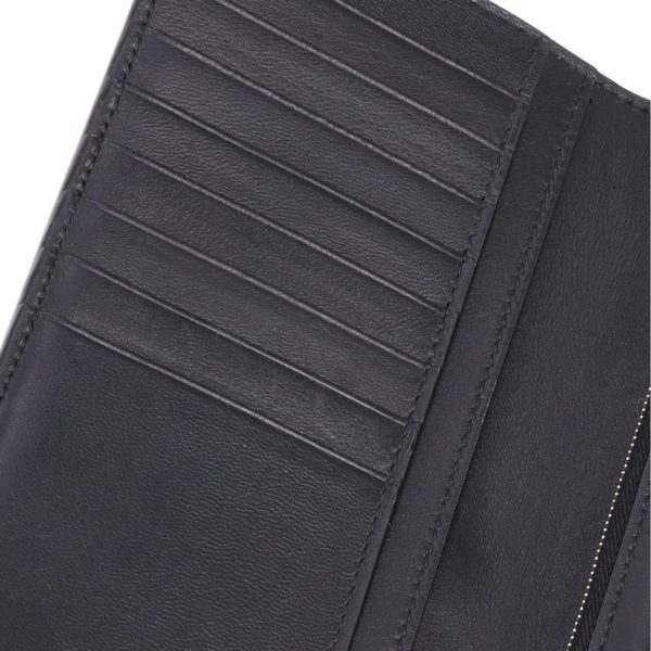 00097 8 Balenciaga Leather Fold Wallet Bag Black