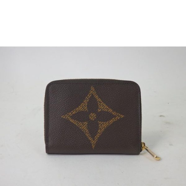 00120 2 Louis Vuitton Zippy Coin Purse Monogram Giant Canvas Brown