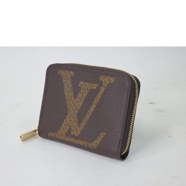 00120 3 Louis Vuitton Zippy Coin Purse Monogram Giant Canvas Brown