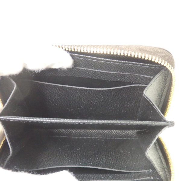 00120 4 Louis Vuitton Zippy Coin Purse Monogram Wallet Black