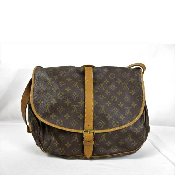 00133 2 Louis Vuitton Saumur 35 Shoulder Bag Monogram