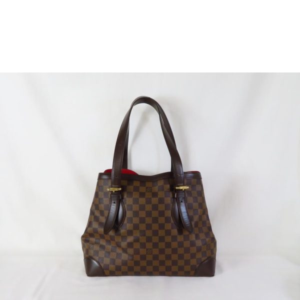 00141 2 Louis Vuitton Hampstead MM Damier Bag Ebene