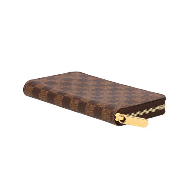 00164 2 Louis Vuitton Zippy Damier Wallet Brown