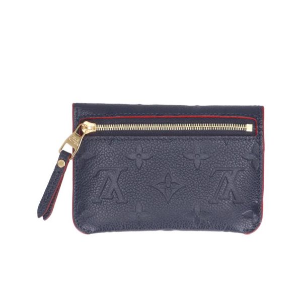 00171 2 Louis Vuitton Pochette Monogram Empreinte Key Holder Blue