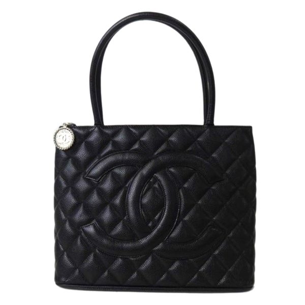 00202 1 Chanel Cocomark Reproduction Tote Bag Black