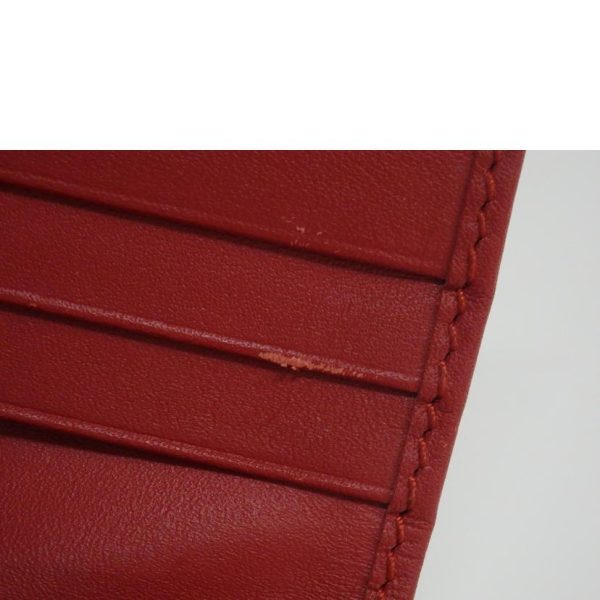 00273 5 Gucci GG Supreme Bifold Wallet Cherry