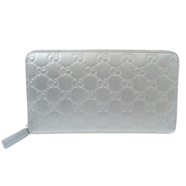 00290 1 Gucci Guccissima Round Zipper Wallet