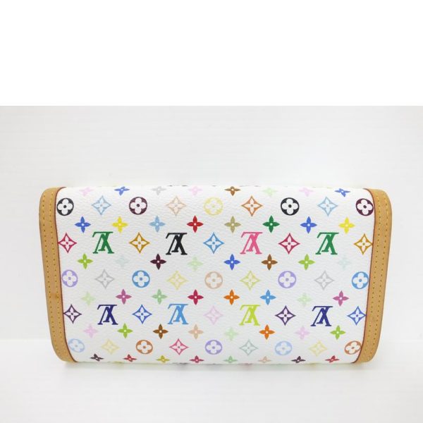 00301 2 Louis Vuitton Porte Tresor Monogram Wallet Multicolor