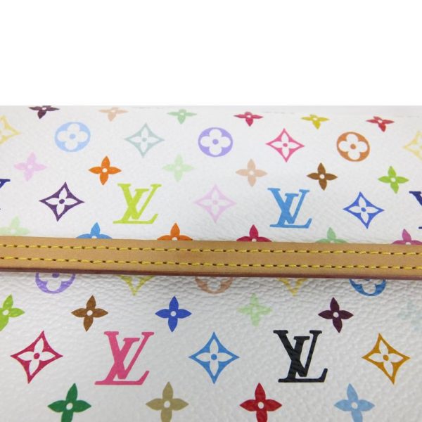 00301 7 Louis Vuitton Porte Tresor Monogram Wallet Multicolor