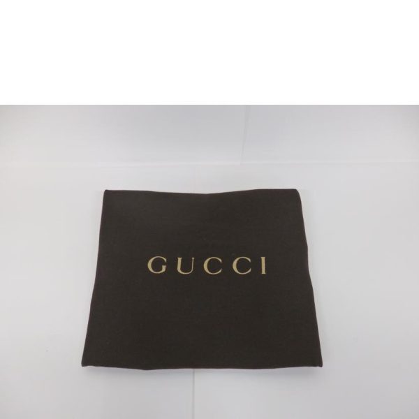 00303 6 Gucci Leather Messenger Bag Black