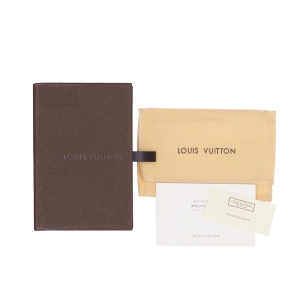 00311 5 Louis Vuitton Anvelop Carte de Visite Taiga Leather Ardoise Gray