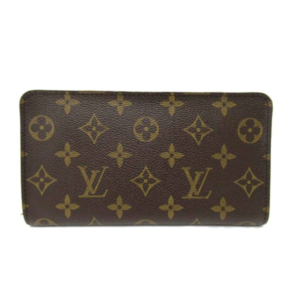 00325 1 Louis Vuitton Porte Monet Zip Monogram Wallet Bag Brown