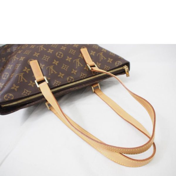 00366 6 Louis Vuitton Cabamezzo Bag Monogram Canvas Brown