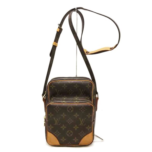 00394 1 Louis Vuitton Amazon Shoulder Bag Monogram Brown