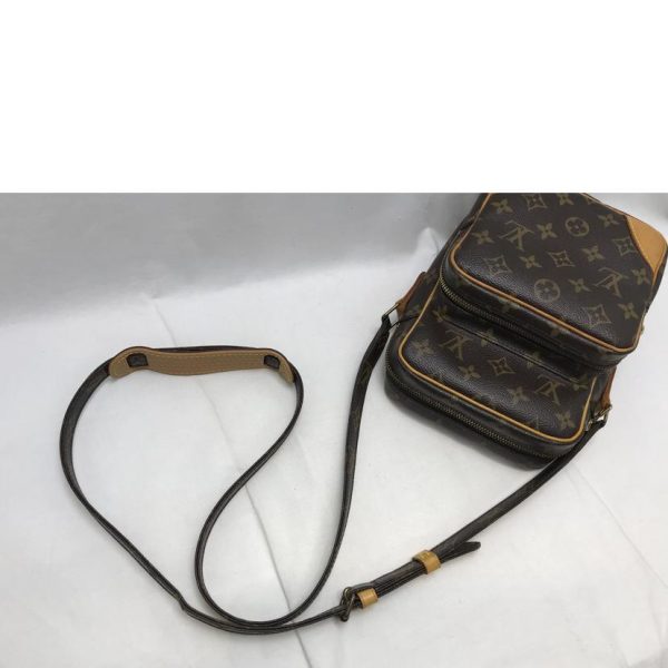 00394 3 Louis Vuitton Amazon Shoulder Bag Monogram Brown