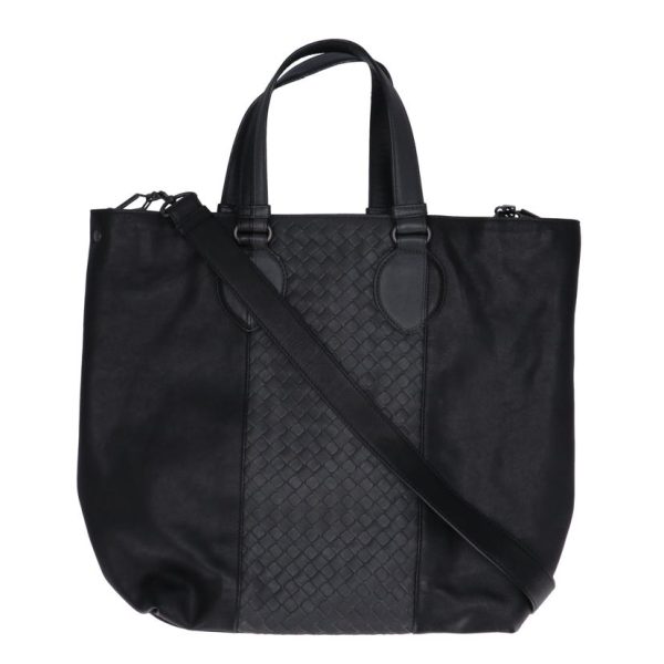 00455 1 Bottega Veneta Intrecciato Leather 2 Way Tote