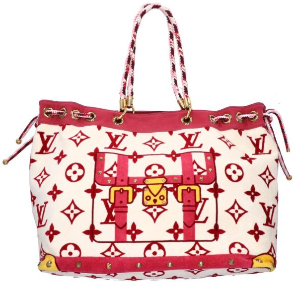 00458 1 Louis Vuitton Eponge Cruise Line Pouch Red