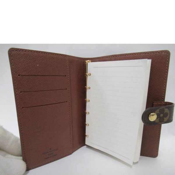 00493 4 Louis Vuitton Agenda Monogram Planner Brown