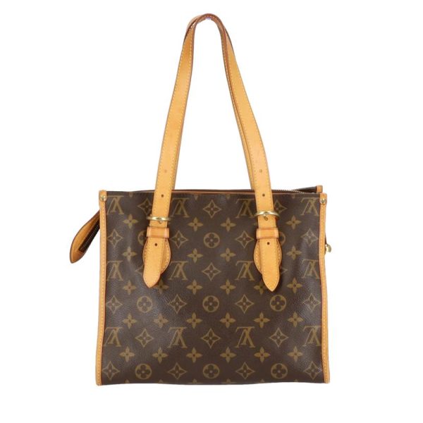 00560 2 Louis Vuitton Popin Monogram Satchel Bag Brown