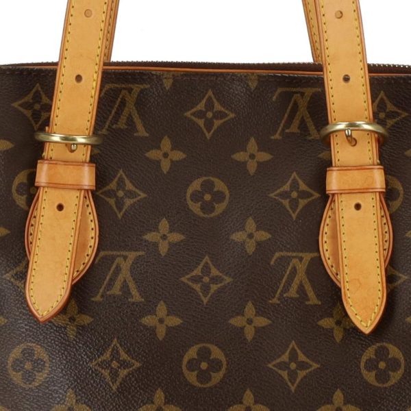 00560 9 Louis Vuitton Popin Monogram Satchel Bag Brown