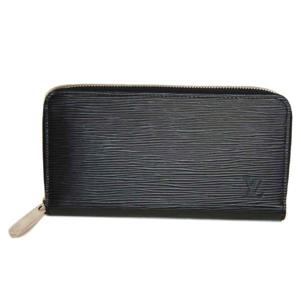 00601 1 Louis Vuitton Zippy Wallet Epi Leather Black