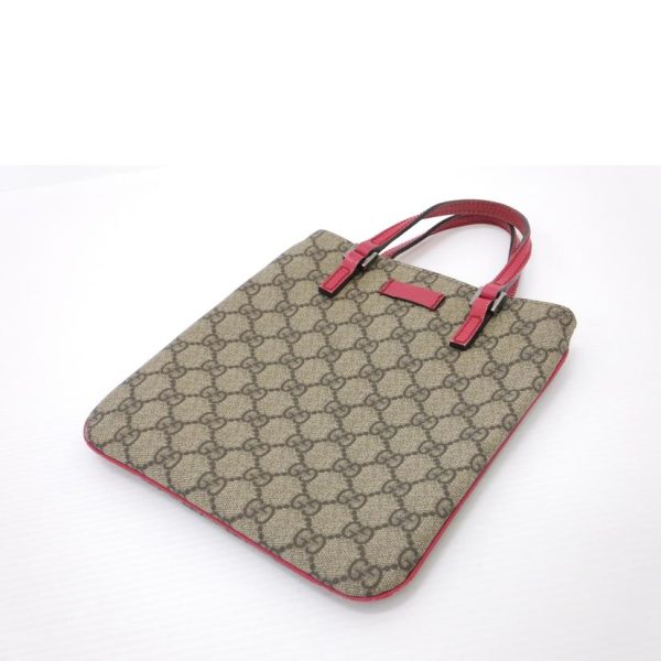 00615 3 Gucci GG Supreme Mini Tote Bag Biege