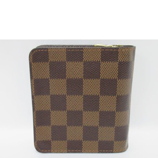 00660 2 Louis Vuitton Compact Zip Damier Wallet Ebene