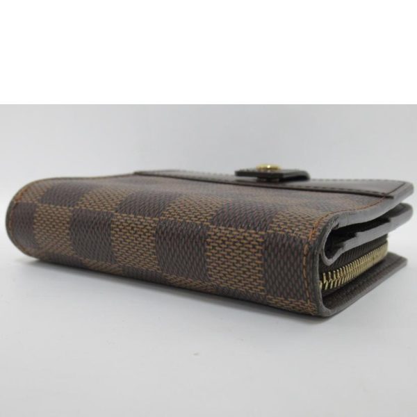 00660 3 Louis Vuitton Compact Zip Damier Wallet Ebene