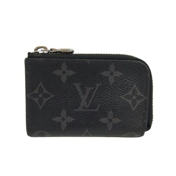 00717 1 Louis Vuitton Portomone Joule Monogram Eclipse Wallet