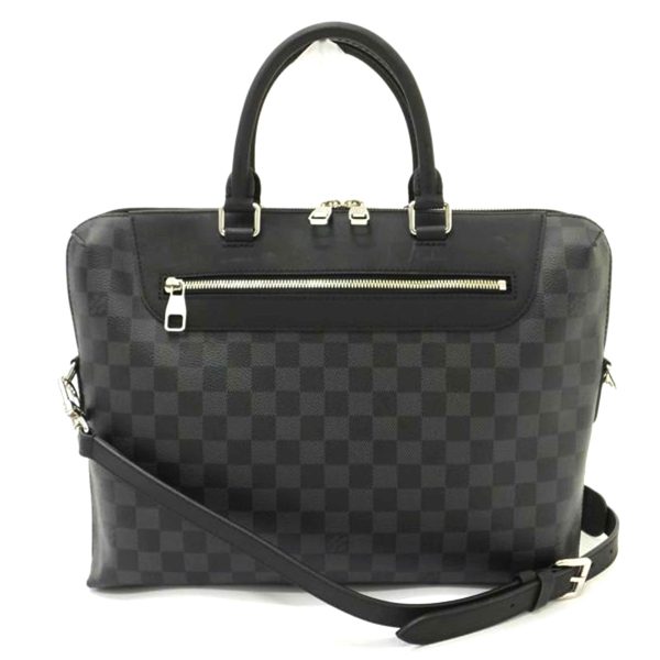 00738 1 Louis Vuitton Porte de Cumin Jour Damier Bag Graphite