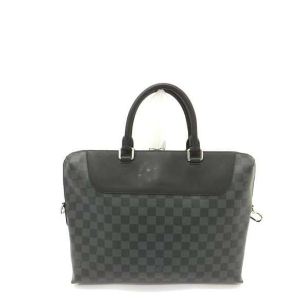 00738 2 Louis Vuitton Porte de Cumin Jour Damier Bag Graphite