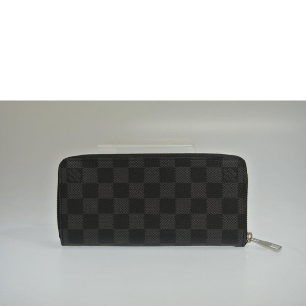 00754 1 Louis Vuitton Zippy Wallet Vertical Bag Damier Graphite