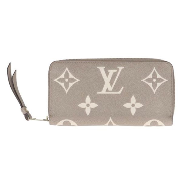 00761 1 Louis Vuitton Zippy Wallet Monogram Ambrandt Wallet Brown