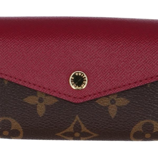 00779 5 Louis Vuitton Multicart Sara Wallet Monogram Fuchsia