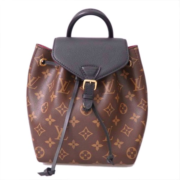 00811 1 Louis Vuitton Monsouris NM BB Backpack Monogram Brown