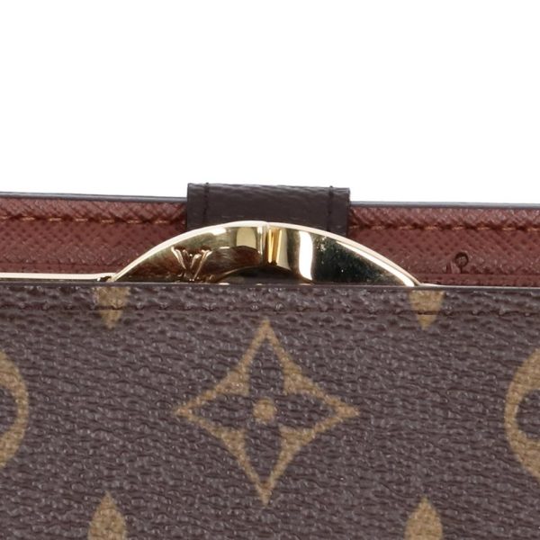 00850 9 Louis Vuitton Portomone Viet Viennois Monogram Wallet Brown