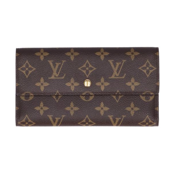 00867 1 Louis Vuitton Porto Monogram Wallet Brown