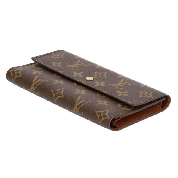 00867 3 Louis Vuitton Porto Monogram Wallet Brown