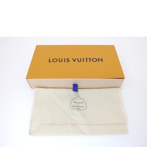 00874 8 Louis Vuitton Portefeuille Braza Yayoi Kusama Wallet Black