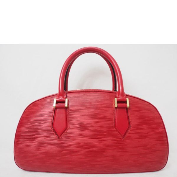 00885 2 Louis Vuitton Jasmine Bag Epi Leather Castien Red