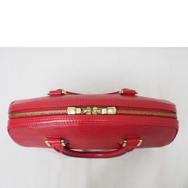 00885 7 Louis Vuitton Jasmine Bag Epi Leather Castien Red