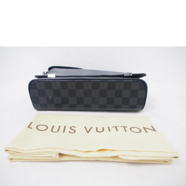 00915 9 Louis Vuitton District PM Bag Damier Graphite Gray