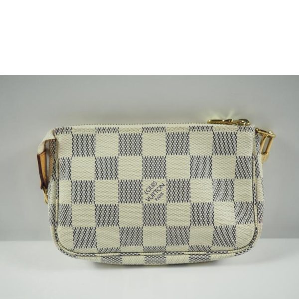 00930 2 Louis Vuitton Mini Pochette Accessoire Damier Azur