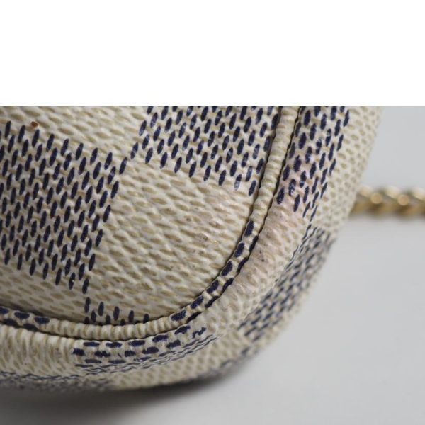 00930 6 Louis Vuitton Mini Pochette Accessoire Damier Azur