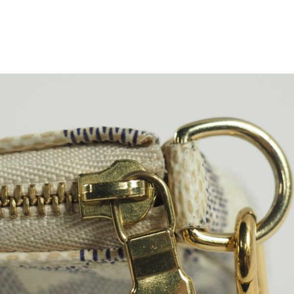 00930 9 Louis Vuitton Mini Pochette Accessoire Damier Azur