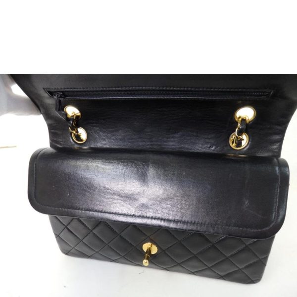 00967 8 Chanel Diana Flap Chain Shoulder Bag Black