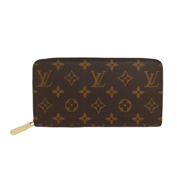 00984 1 Louis Vuitton Zippy Wallet Monogram Wallet Brown