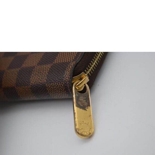 01006 10 Louis Vuitton Zippy Damier Wallet Brown