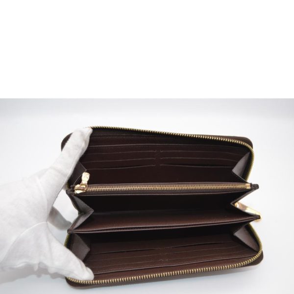 01006 4 Louis Vuitton Zippy Damier Wallet Brown